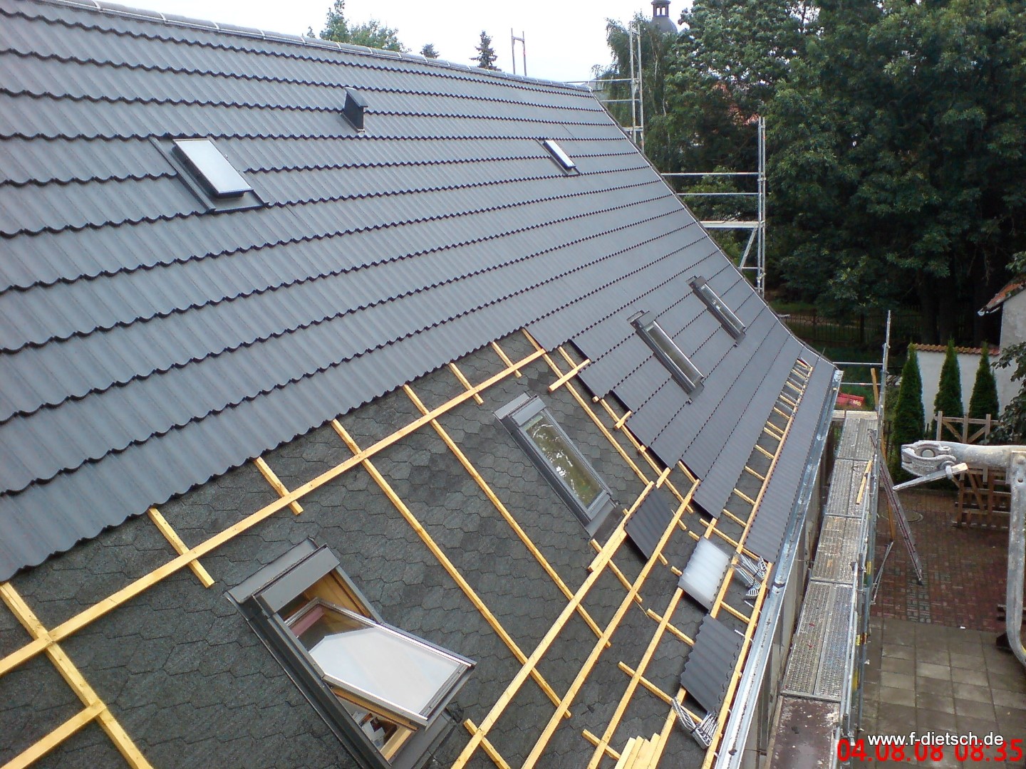 Dachdeckung Projekt